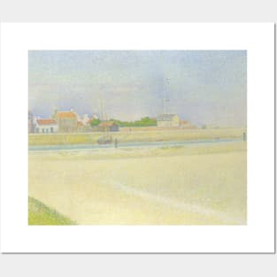 The Channel of Gravelines, Grand Fort Philippe by Georges-Pierre Seurat Posters and Art